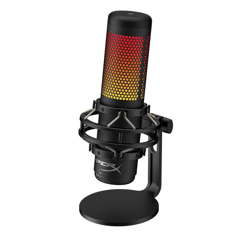 HyperX Quadcast S Gaming/Streaming Microphone - Black - ميكروفون